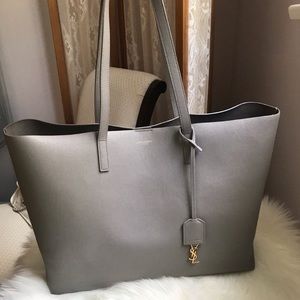 ysl tote grey